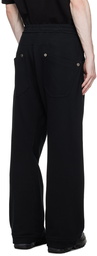 Omar Afridi Black Twisted Sweatpants