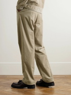 NN07 - Paw 1077 Straight-Leg Organic Cotton-Blend Corduroy Trousers - Neutrals