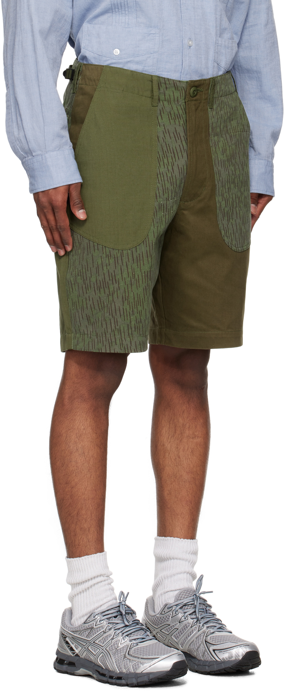 Maharishi Khaki 6086 Upcycled Fixed Deck Shorts