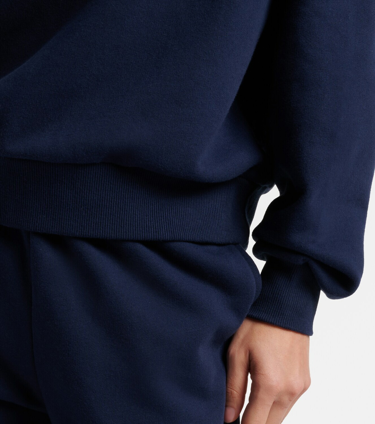 The Upside Elle cotton jersey polo sweater
