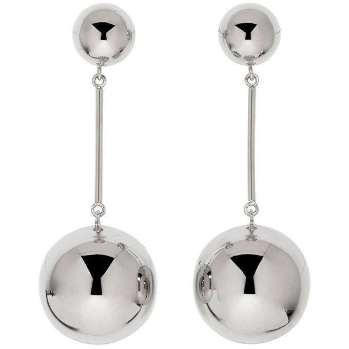 Photo: JW Anderson Silver Sphere Drop Earrings