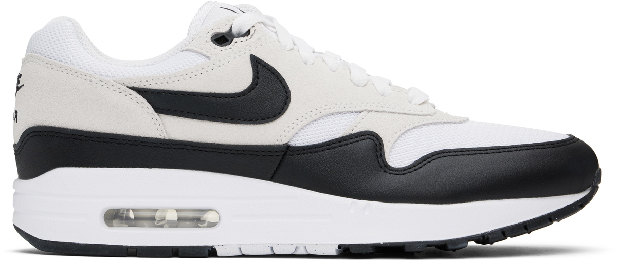 Nike White & Black Air Max 1 Essential Sneakers Nike