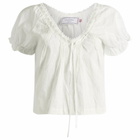 House Of Sunny Women's Sea Breeze Cotton Top in Ivory