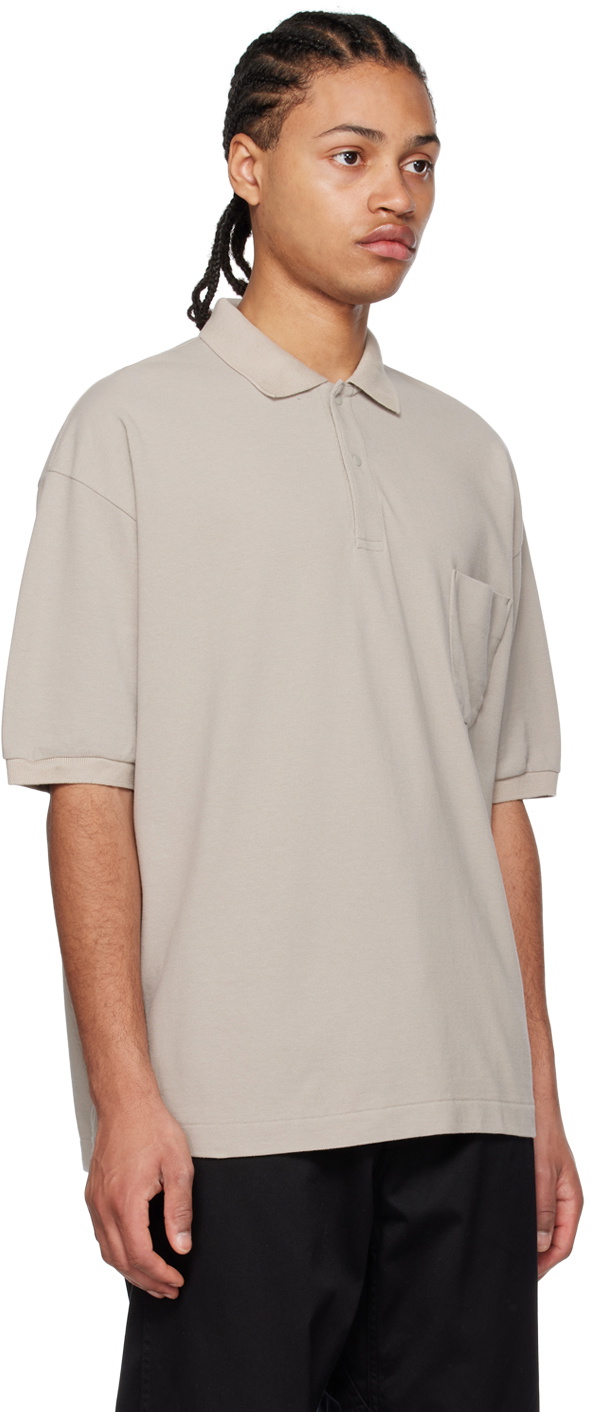 Nanamica Taupe H/S Polo Nanamica