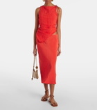 SIR Ligera midi skirt