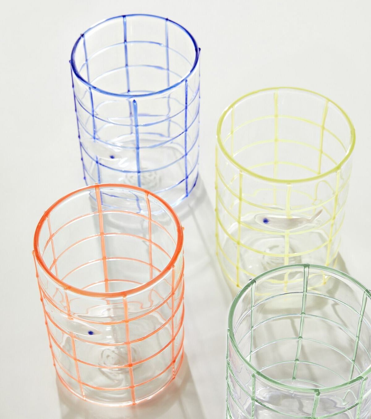 Jonathan Adler Amalfi set of 4 glasses