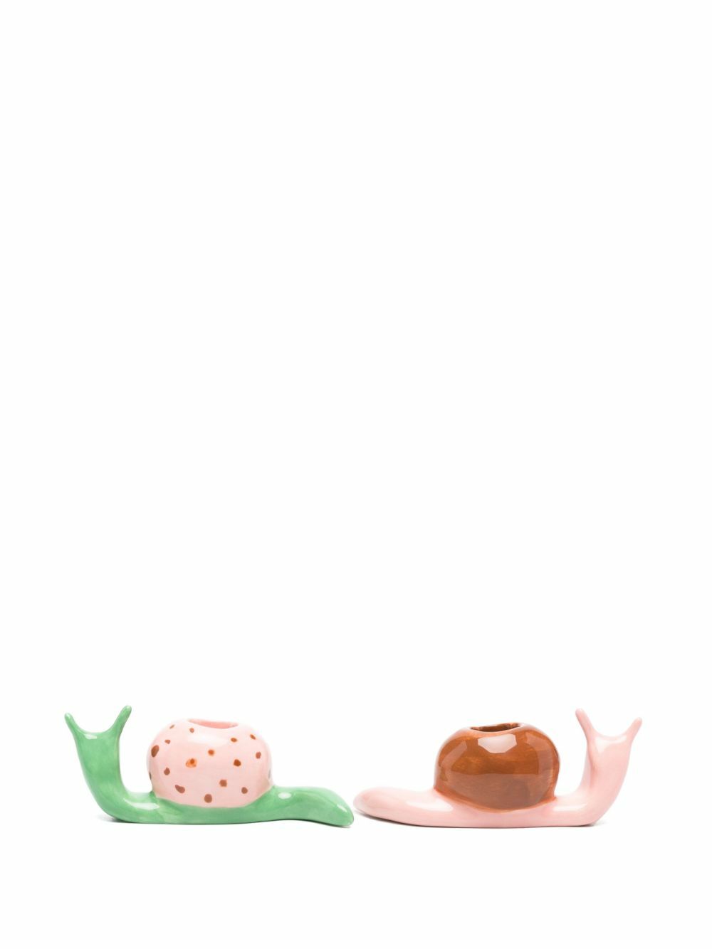 LAETITIA ROUGET The Hard Shell Candle Holders (set Of Two)