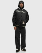 Mitchell & Ness X Bstn X Nfl Munich Game Satin Jacket Black Bomber Jackets/College Jackets