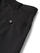 COMME DES GARÇONS HOMME - Slim-Fit Tapered Wool-Hopsack Suit Trousers - Black