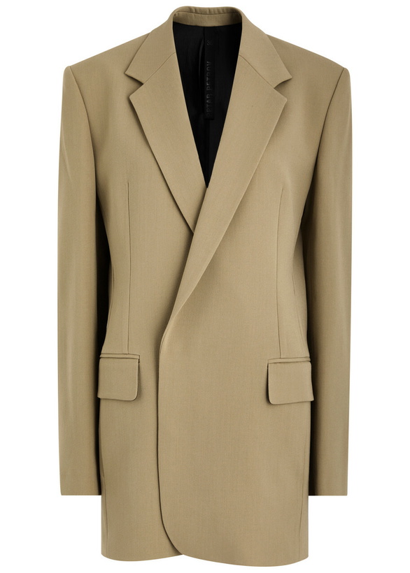 Photo: Petar Petrov The Professional Stretch-wool Blazer Khaki