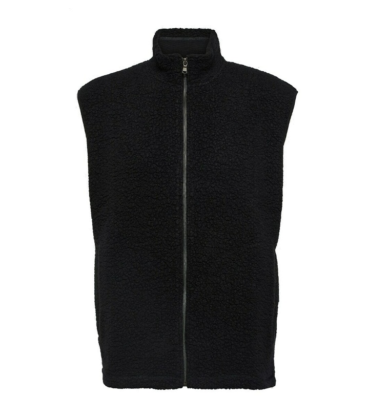 Photo: Sunspel Fleece wool-blend vest