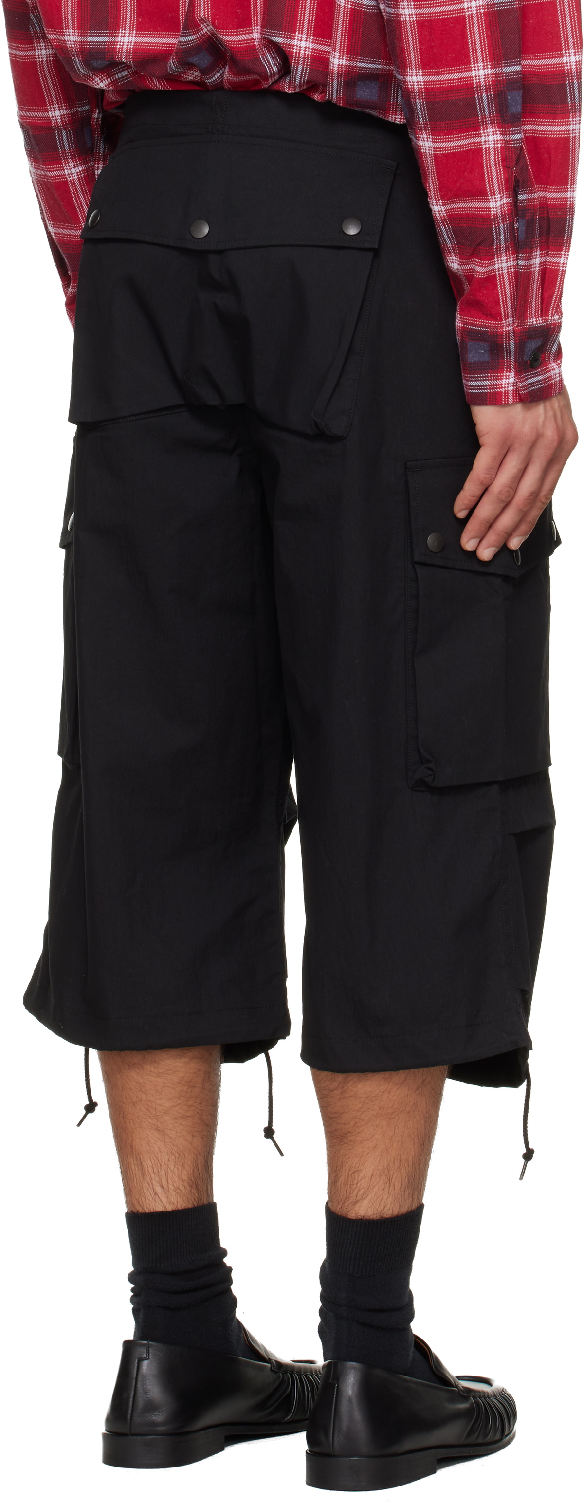NEEDLES Black Field Cargo Shorts