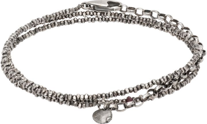 Photo: Title of Work Beaded Chips Multi Wrap Bracelet