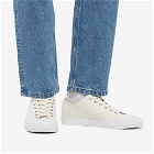 Common Projects Men's Tournament Low Canvas Sneakers in Off White