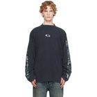 Balenciaga Black Faded Washed Loop T-shirt