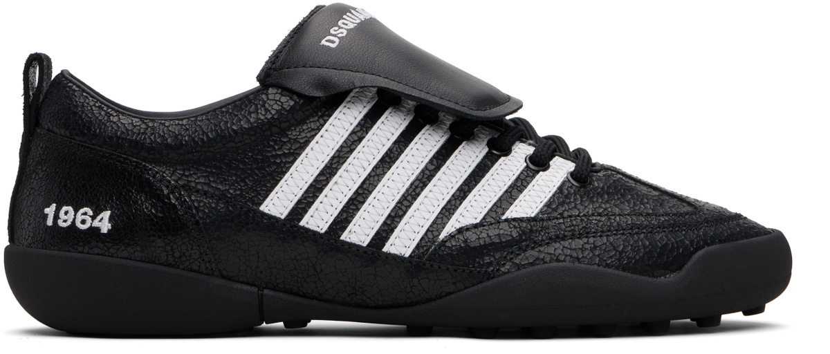 Dsquared2 Black & White Soccer Sneakers