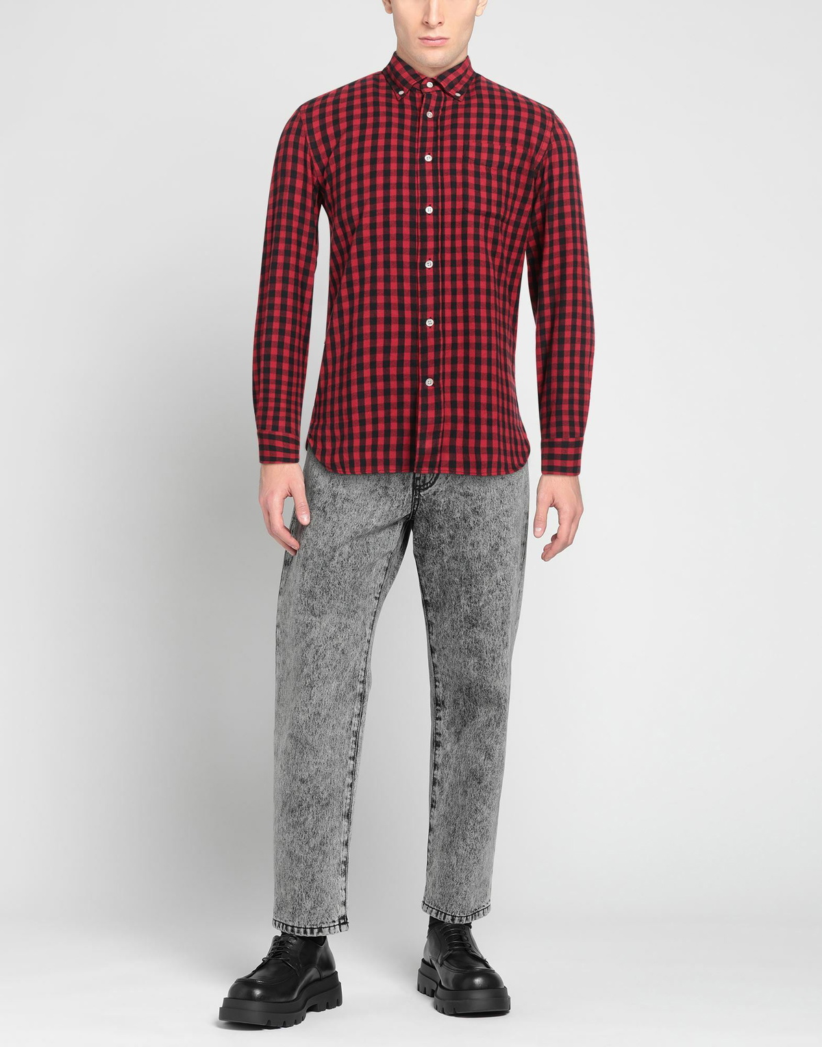 Woolrich Mens Shirt in Red