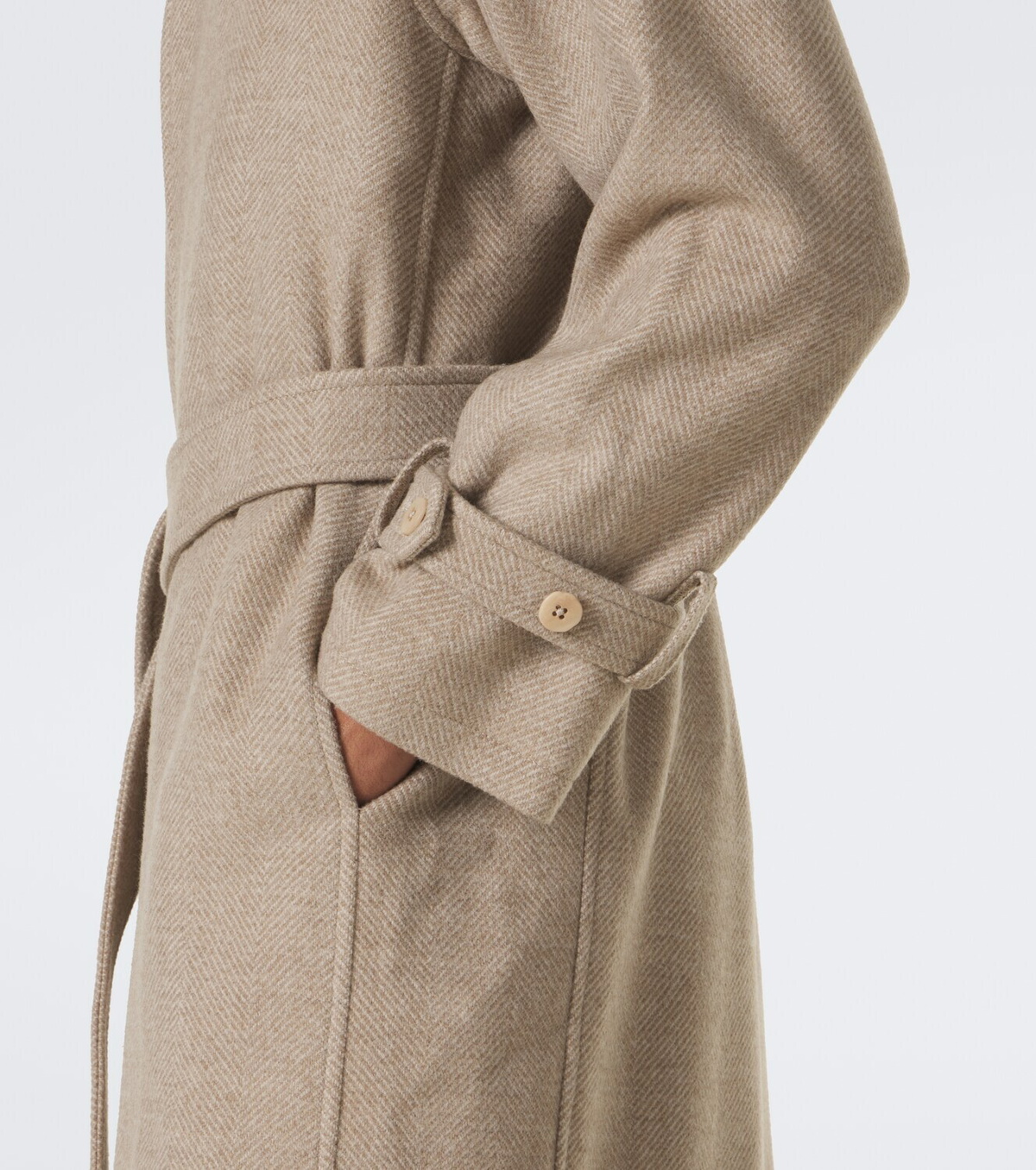 Stòffa Belted wool coat