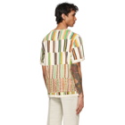 Eckhaus Latta Off-White Stripe Lapped T-Shirt