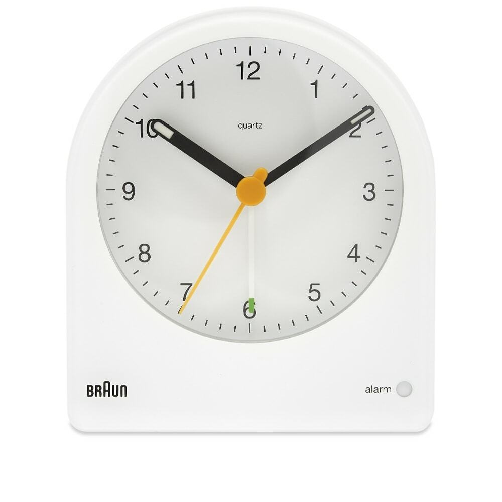 Photo: Braun BC22 - Backlit Alarm Clock in White