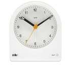 Braun BC22 - Backlit Alarm Clock in White