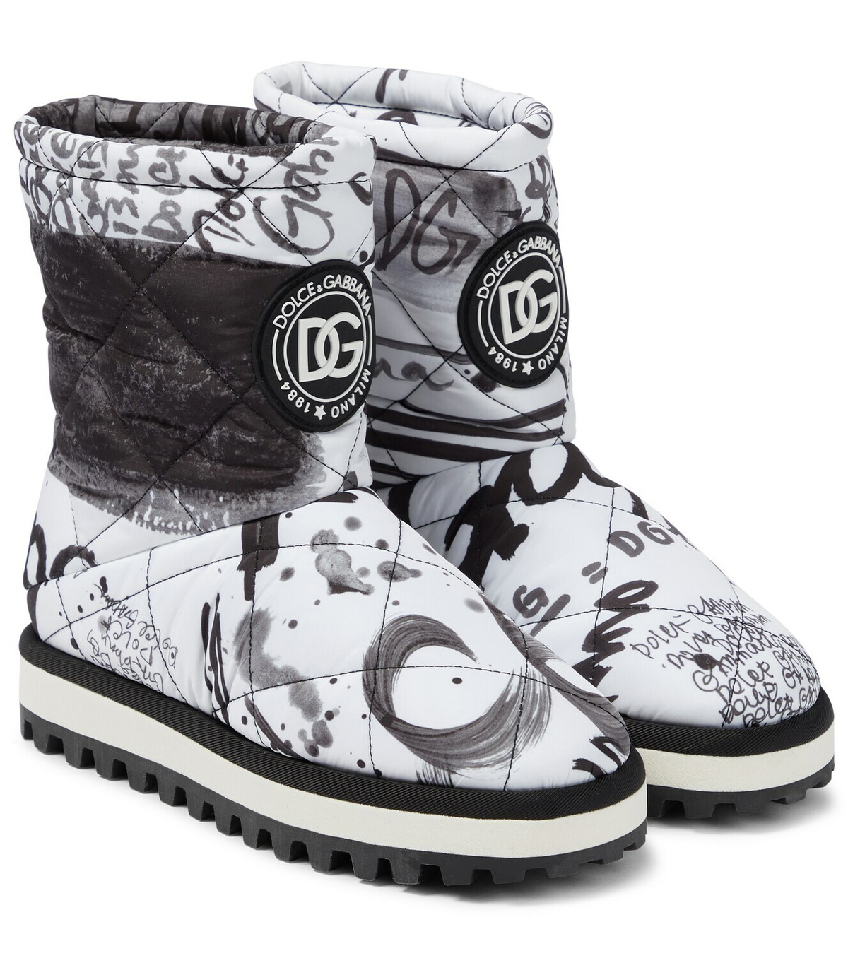 dolce and gabbana snow boots