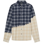 Ksubi Men's Paradox Check Shirt in Navy