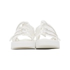 Fumito Ganryu White Suicoke Edition Silicone Sandals