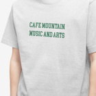 Café Mountain Men's Music and Arts T-Shirt in Grey