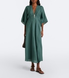 Eres Brilliance linen midi dress