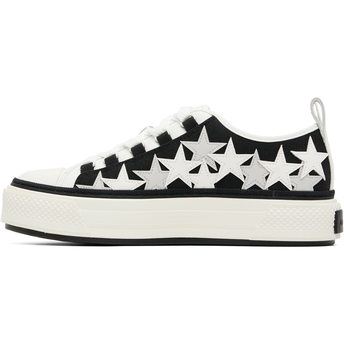 AMIRI Black Stars Court Low Sneakers