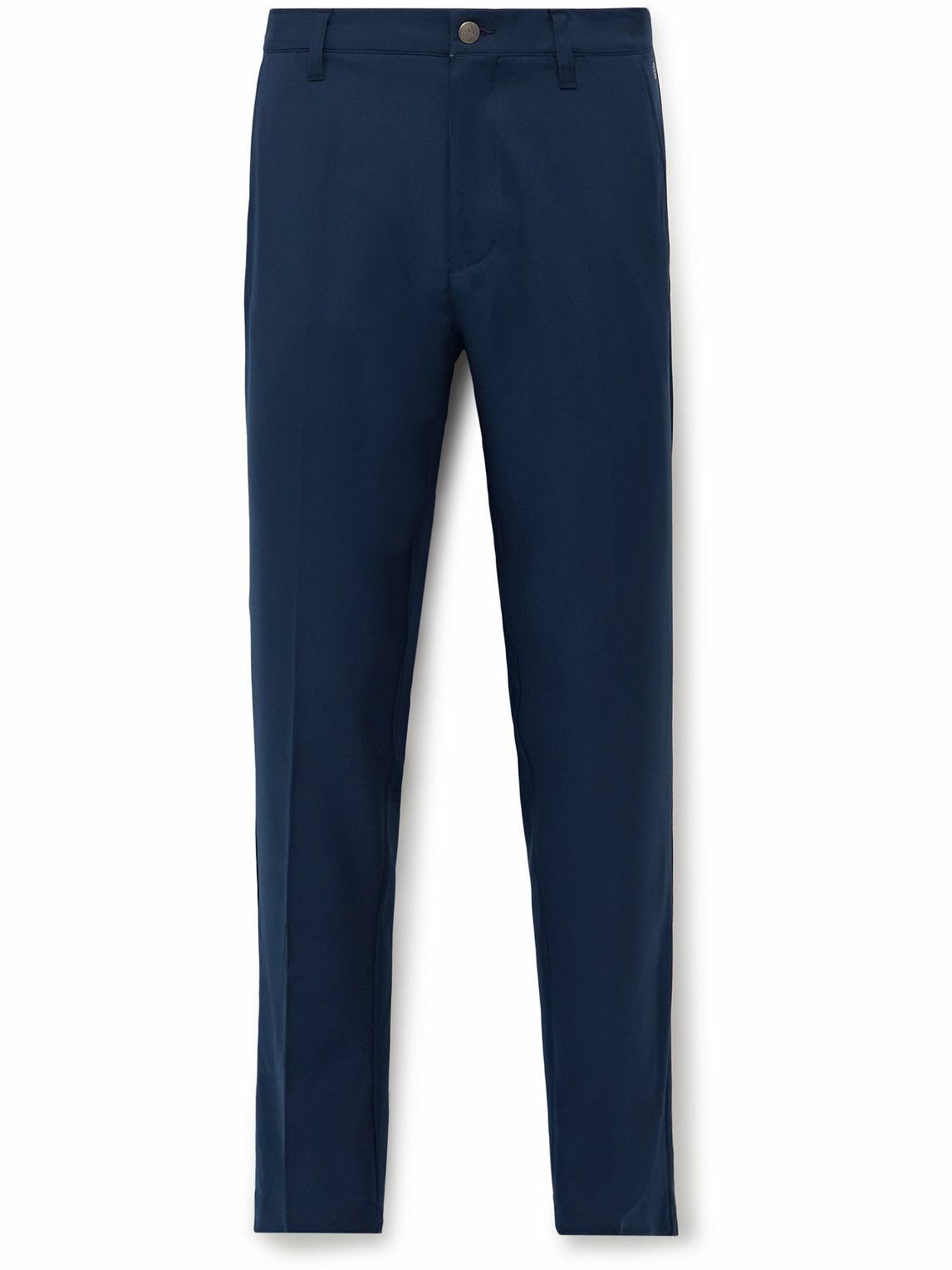 Photo: adidas Golf - Ultimate365 Slim-Fit Straight-Leg Recycled-Twill Golf Trousers - Blue