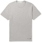Comme des Garçons SHIRT - Slim-Fit Logo-Print Cotton-Jersey T-Shirt - Gray