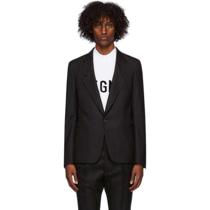 Fear of God Ermenegildo Zegna Black Wool Single-Breasted Blazer