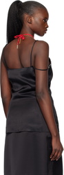 Wales Bonner Black Iris Studded Top