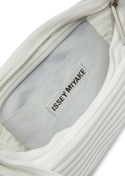 Issey Miyake Linear 58 Striped Mesh bag - Off White - One Size