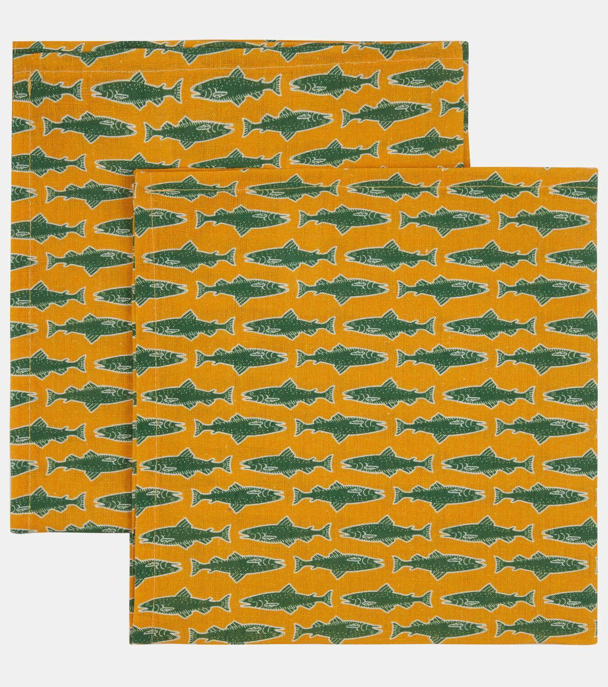 La DoubleJ Como Fish Large set of 2 napkins