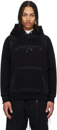 mastermind JAPAN Black Regular Fit Stitchwork Hoodie