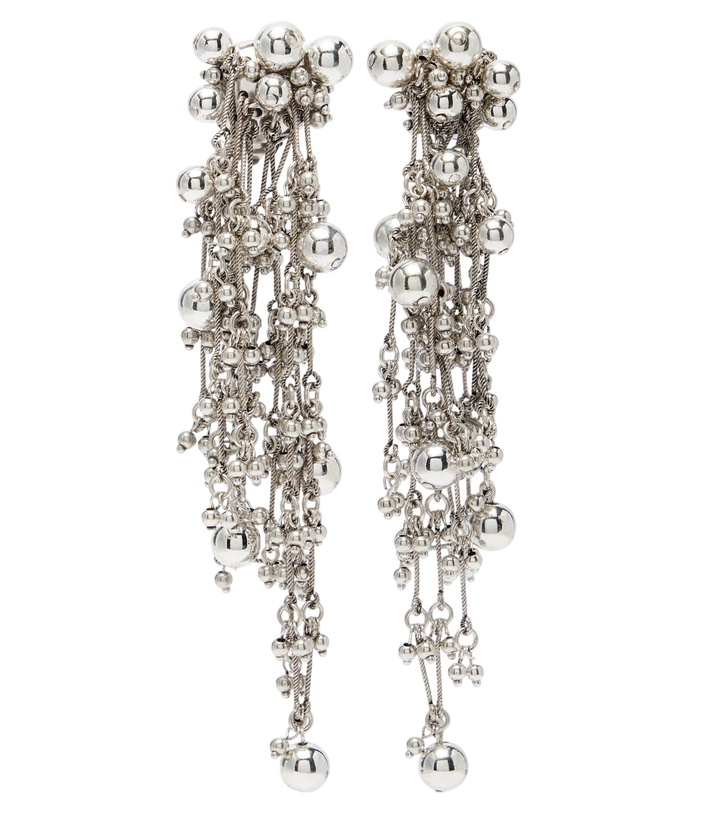 Photo: Isabel Marant Freya embellished clip-on drop earrings