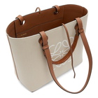Loewe Beige Canvas Small Anagram Tote