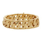 Numbering Gold Big Curb Chain Bracelet