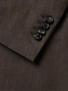 De Petrillo - Linen Suit Jacket - Brown