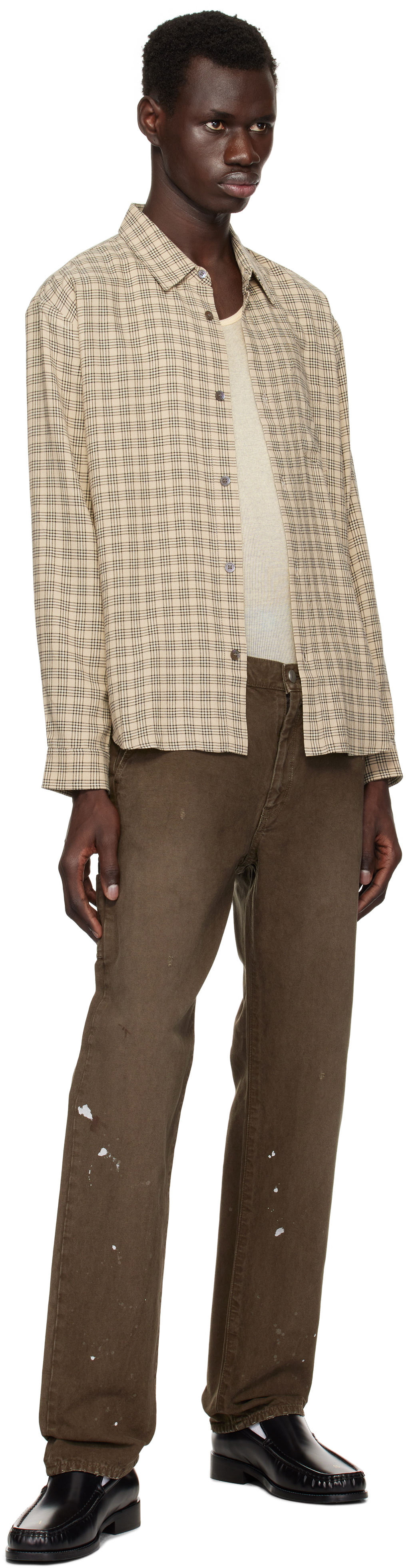 John Elliott Brown Work Trousers