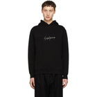 Yohji Yamamoto Black New Era Edition Logo Hoodie