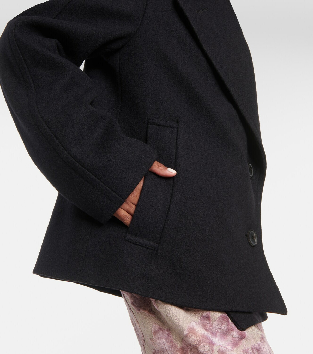 Dries Van Noten Double-breasted wool jacket Dries Van Noten Dries Van Noten Double-breasted wool jacket Dries Van Noten