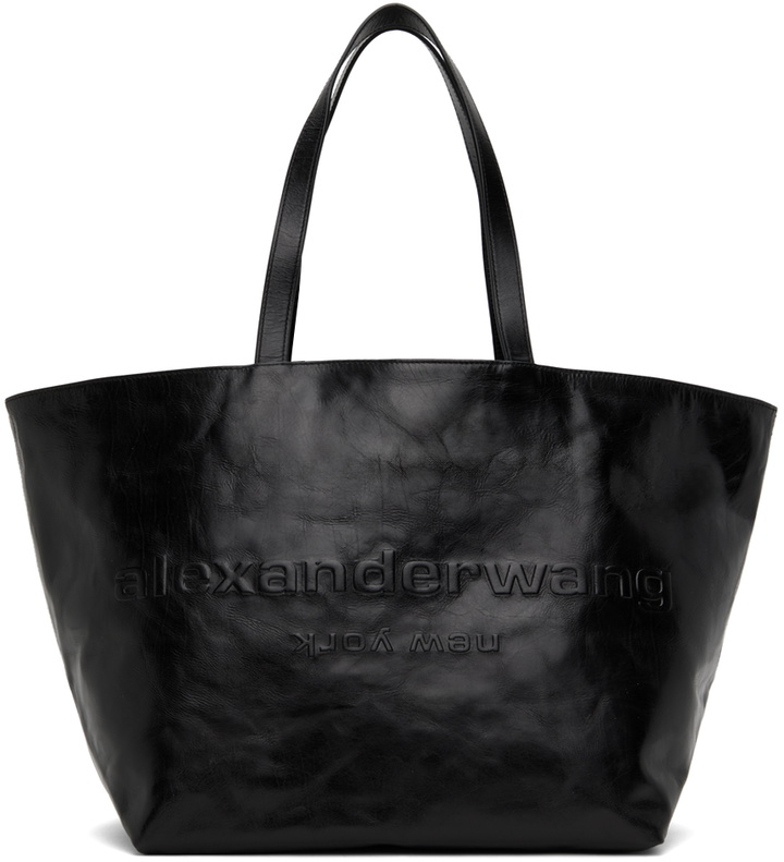 Photo: Alexander Wang Black Punch Leather Tote