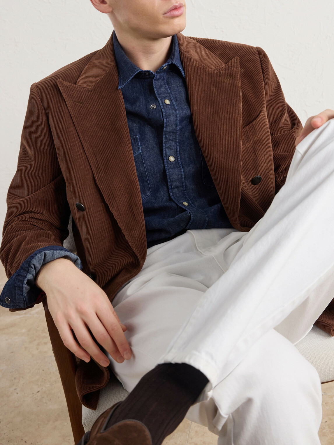 Canali - Denim Shirt - Blue