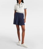 Tory Sport Cotton-blend piqué polo shirt