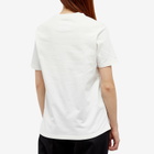 Jil Sander Women's Plus T-Shirt With Front Logo in Porcelain