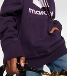 Marant Etoile Mansel logo cotton-blend hoodie
